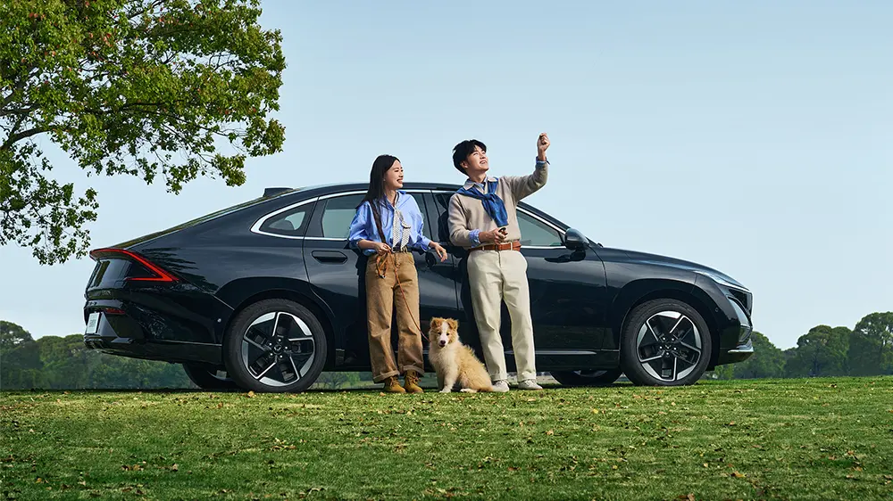 Xingguang è posizionato come un'auto di medie dimensioni, con opzioni ibride elettriche e plug-in pura
